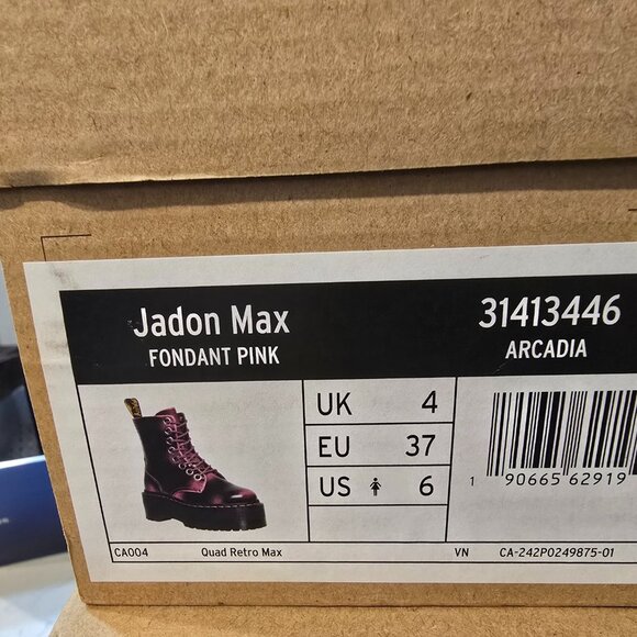 JADON MAX Distressed Leather Platform Boot Fondant Pink Women's Size 6 US NEW - Picture 11 of 16